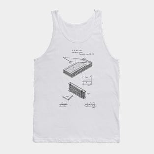 Temporary Binder Vintage Patent Hand Drawing Tank Top